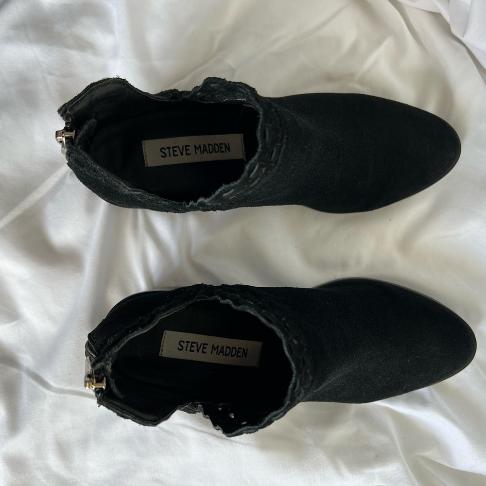 Steven Madden Black Ankle Java Booties - image 4